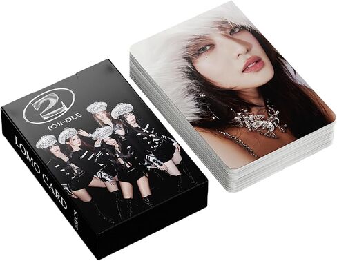 (G) I-DLE Photocards 55 قطعة (G) I-DLE 2nd ألبوم صور كامل بطاقات KPOP ألبوم Super Lady Photocards Merch لـ (G) I-DLE KPOP مجموعة هدايا هدية عيد ميلاد in Saudi Arabia