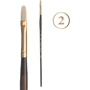 Princeton Series 6300 Synthetic Bristle Acrylic & Oil Brush 2 Filbert