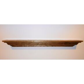 Classic Red Oak Fireplace Mantel Shelf U Choose Length and Finish 7 1/2" Deep (Unfinished, 7.5, Inches, 72, Inches, 4.375, Inches, 72.00, Inches, 72, Inches)