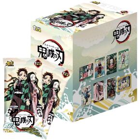 Official Licensed Kayou Demon Slayer Premium Booster Box | 5 Packs, 25 Cards Total, Rare & Special Cards Included | TCG CCG Collectible Card Pack