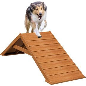 Dogs Agility Course Backyard Set, Wooden Dog Agility A-Frame, Non-Slip Dog Agility Equipment,104" x 30" Large Size-Ideal for Dog Agility Course Indoor and Outdoor