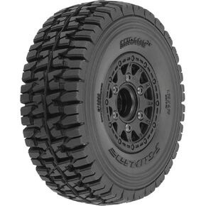 Pro-line Racing Mirage TT 2.2"/3.0" Belted SC Tires Mounted on Raid Black 6x30 Removable Hex 12mm & 14mm Wheels 2 PRO1024811