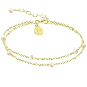 Aquamarine Bracelet for Women, Certified 925 Sterling Silver with Plated 18K Gold Bracelets for Women - Crystals and Healing Stone Bracelet with Chain Women Jewelry for Gift (Layered)