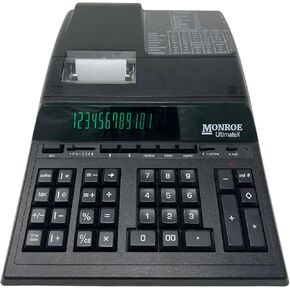 Monroe UltimateX Executive Printing Calculator with Edit and Reprint Capabilities