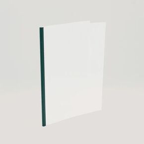 Thermal Binding Clear Covers with Steel Spine –for Thermal Binding Machines – Formerly Unibind – Used in Real Estate, Education and Various Businesses (Bordo, 40 Sheets Max - 96/Boxes) in Saudi Arabia