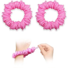2 Pack Skin Picking Fidget Toys, Trichotillomania Fidget Toys, Stretch Bracelet Picking Fidget Finger Toys Anxiety Relief for Trichotillomania Skin Picking Nail Biting(Colorful)