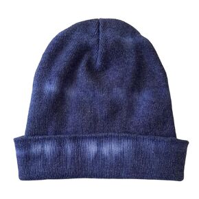 Shibori Indigo Tie Dye Beanie Hat, Men, Women, Teen