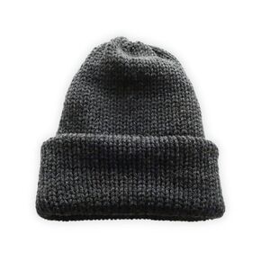 Trendy Knit Beanie | Handmade Slouchy Fit | Adult & Teen Winter Hat (Stovepipe Gray)