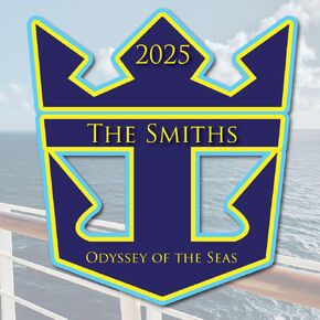Cruise Door Magnet Decorations Ship Door Decoration - RC Anchor Logo Personalized for Decorating Cruise Door