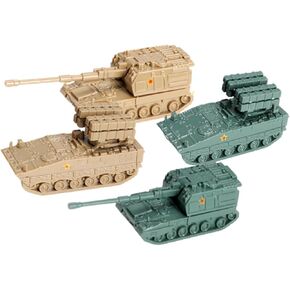 4Pcs 1:144 Tank Model Take Apart Tank Model for Kids Children Birthday Gifts