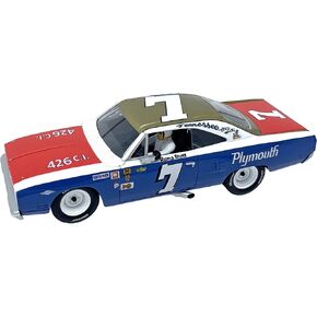 Carrera 30945 Plymouth Road Runner No. 7 1:32 Scale Digital Slot Car Racing Vehicle Digital Slot Car Race Tracks, Red, Blue, White, Gold