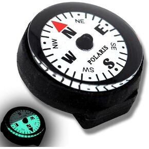 بوصلة صغيرة مقاومة للماء بطول 60 مترًا، سوار معصم باراكورد، بوصلات مضيئة في الظلام، تصميم سهل القراءة، توجيه التخييم، البقاء على قيد الحياة، الغوص تحت الماء in Kuwait