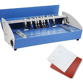 Small Manual Paper Folding Machine, Paper Creasing Scoring Machine, for Indentation of Documents, Cards, Photos, Invitations