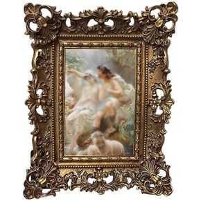 VPMQFL Vintage Resin Crafts Porch Wall Hanging Picture Frame Home Decoration Photo Frame