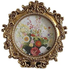 VPMQFL American Background Wall Bedside Decoration Ornaments Resin Photo Frame Entrance