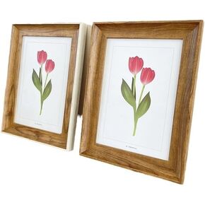 Square Photo Frame Wide Edge Display Stand Wall Picture Frame(Onecolor,6in(15.2 * 15.2cm))