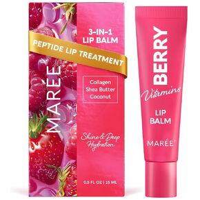 MAREE Lip Moisturizer - Lip Mask Overnight - Moisturizing Lips Butter Balm with Hyaluronic Acid - Lip Sleeping Mask - Lip Moisturizer For Very Dry Lips Care - Hidratante de Labios Care Products