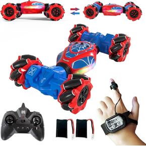 سيارة التحكم عن بُعد-لعبة RC Drift Car Toys للأولاد 4-7 8-12 ، إيماءات 4WD استشعار RC STUNT CARS للأطفال 6 7 8 9