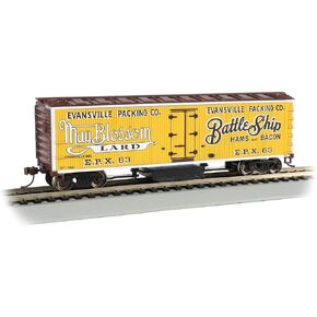 Track Cleaning Reefer Car EVANSVILLE Packing Co. - HO Scale