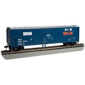 Bachmann Trains - 50’ Steel Reefer - Tropicana #13088 (Blue & Silver) - HO Scale