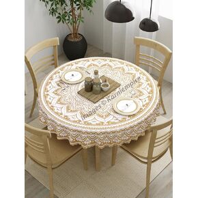 Bho Floral amre print round tablecloth tableoth tabletop tabletop tabletops mat bohemian decorations for keter center center table dice home picnic picnic 50 ch.