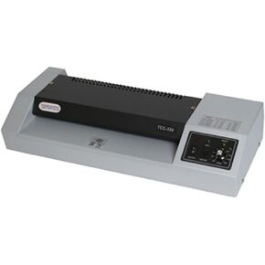TCC330 Professional Laminator, 120V/60Hz, 13" Max. Laminating Width, Up to 26"/min Speed, 10 mil Max Pouch Gauge, Warm-Up Time 3.5-4.5 min, Reverse/Anti-Jam Mechanism, Silicon Roller