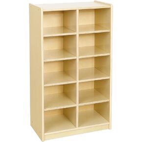 10 Cubby Shelves, Cubby Storage Organizer for Classroom, Playroom, Living Room, Office, etc
