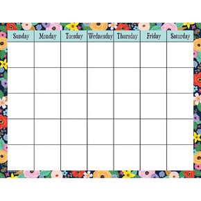 Teacher Created Resources Wildflowers Calendar Chart