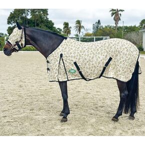 Country Pride Bee Print Soft Mesh Fly Sheet (84 in)