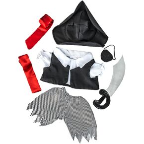 Pirate Boy W/Sword outfit Teddy Bear Clothes Fits Most 14" - 18" Build-A-Bear and Make Your Own Stuffed Animals