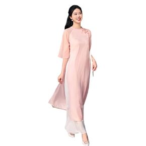 E27 The matching Mom and daughter Ao dai Vietnam Vietnamese Traditional Ao Dai For Women, Vietnamese Dress, Ao Dai Modernized Vietnamese Dress Áo Dài Cách Tân ao dai Tet Lunar New Year (Girl 8)