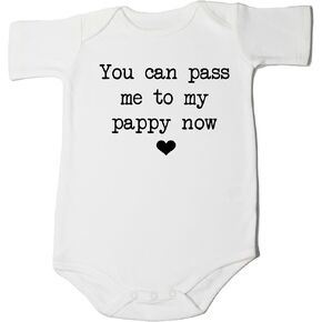 يمكنك أن تنقلني إلى بدلة Bappy Now Baby Bodysuit ، من فضلك مررني إلى دش إعلاني البابي (من 0 إلى 6 أشهر ، رومبير بأكمام بابي)) in Kuwait