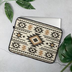 Aztec Brown Laptop Sleeve in 13 inch and 15 inch
