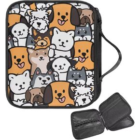 Crochet Hook Case Spacious Butterfly Crochet Bag Organizer with Web Pockets for Beginners Knitting Needle Case Effectiveness in Organizing Knitting Accessories (Bag Only)