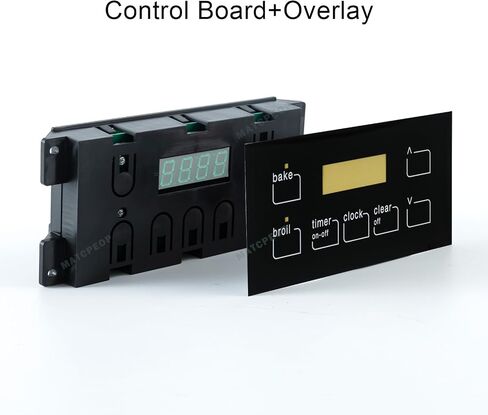 316455400 Oven Range Stove Clock Control Board 5304518660 Electric Range 7 Button Control Board Clock Replacement(Include Overlay) in Saudi Arabia