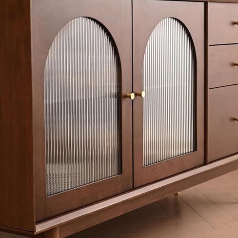 خزانة الجانبية Nordic Retro Solid Wood Dining Sideboard بسيطة المنزل مجلس الوزراء غرفة المعيش in Saudi Arabia