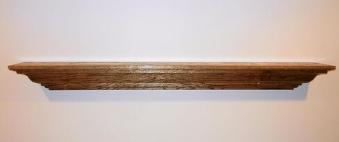 Classic Red Oak Fireplace Mantel Shelf U Choose Length and Finish 5 1/2" Deep (Unfinished, 5.5, Inches, 54, Inches, 4.375, Inches, 54, Inches, 54, Inches) in Saudi Arabia