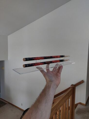Drumstick Display Case Single Double Triple Quad Options (Double Drumstick Display Case) in Saudi Arabia