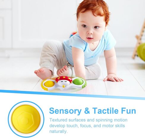 لعبة Dinosaur Saction Cup Toys for 1 year beens ، ألعاب الأطفال للأطفال الذين تتراوح أعمارهم بين 1-3 سنوات ، هدية تدوين الحسية الحسية لـ 1 2 Boys Girls Choilers عيد ميلاد عيد ميلاد in Kuwait