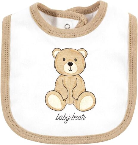 Hudson Baby Unisex Baby Cotton Bodysuit, Pant and Bib Set, Going On Safari, 0-3 Months in Saudi Arabia