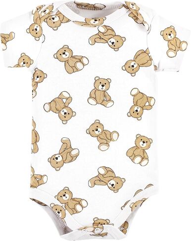 Hudson Baby Unisex Baby Cotton Bodysuit, Pant and Bib Set, Going On Safari, 0-3 Months in Saudi Arabia