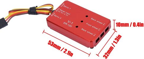 JP Hobby ER-120 معدات الهبوط الكهربائية القابلة للسحب ، 27 × 80 × 22 مم/1.1x3.1x0.9 بويك وحدة تحكم كهربائية قابلة للسحب لسبائك الجمع الثابت (وحدة تحكم) in Kuwait