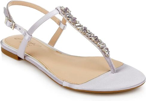 Jewel Badgley Mischka Dafina Metallic Thong Sandal in Saudi Arabia