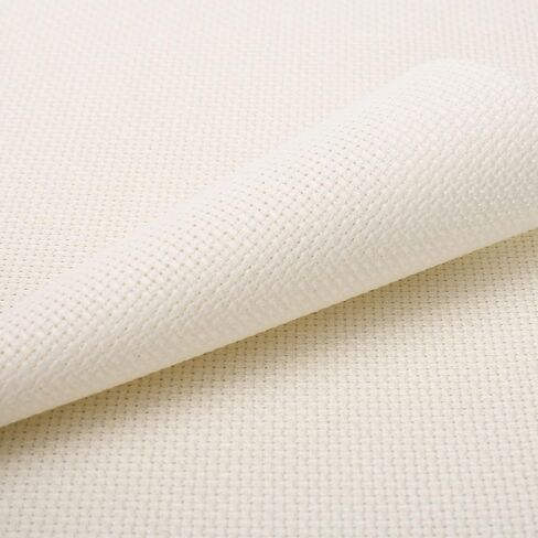Aida Cloth 16 Count Cross Stitch Fabric ، 60 × 39 بوصة (16Ct ، Off White) in Kuwait