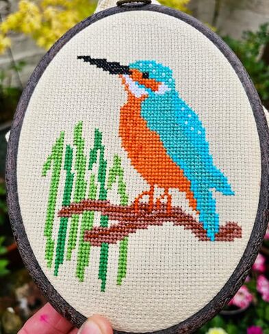 Aida Cloth 16 Count Cross Stitch Fabric ، 60 × 39 بوصة (16Ct ، Off White) in Kuwait