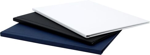 Peleman formally Unibind Thermal Hardcovers Binding Covers for Professional Documents, Journals & Notebooks – No Spiral or Comb Required - Pack of 10 (black, Spine Capacity 20 Sheets Max) in Kuwait
