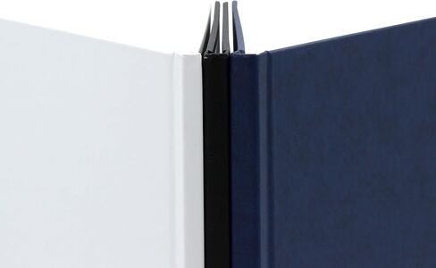 Peleman formally Unibind Thermal Hardcovers Binding Covers for Professional Documents, Journals & Notebooks – No Spiral or Comb Required - Pack of 10 (black, Spine Capacity 20 Sheets Max) in Kuwait