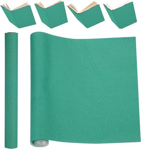 PATIKIL Book Binding Cloth, 51 x 11 Inches Book Cloth for Binding Repairing Fabric Surface Paper Backed Bookbinding Supplies, Dark Green in Saudi Arabia
