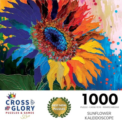 Petal Promenade: Springtime in Paris Exclusively from Cross & Glory – 1000-Piece Flower Jigsaw Puzzle, Eco-Friendly, Vibrant Spring Colors, 20" x 27", Satin Finish in Saudi Arabia