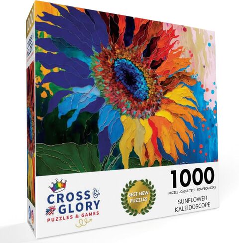 Petal Promenade: Springtime in Paris Exclusively from Cross & Glory – 1000-Piece Flower Jigsaw Puzzle, Eco-Friendly, Vibrant Spring Colors, 20" x 27", Satin Finish in Saudi Arabia